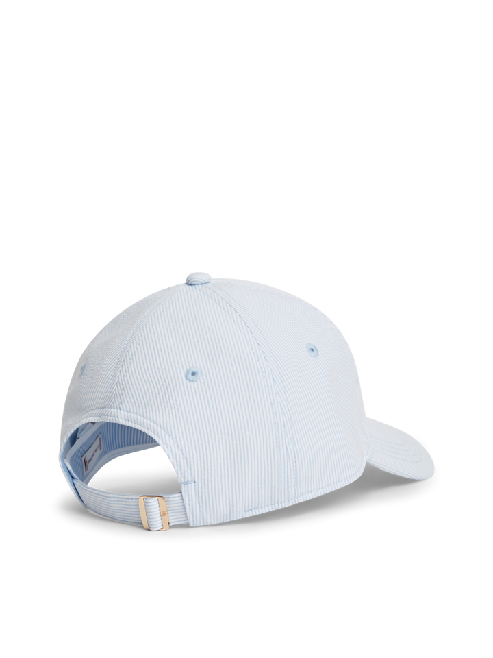 Th Script Striped Cap