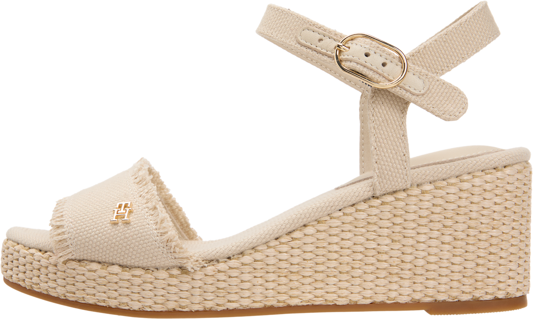 Mid Women Wegde Espad Fringe Sandaler