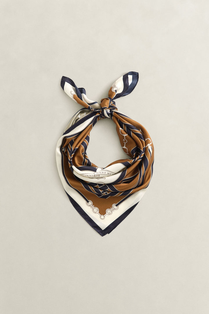 Chain Print Silke Scarf
