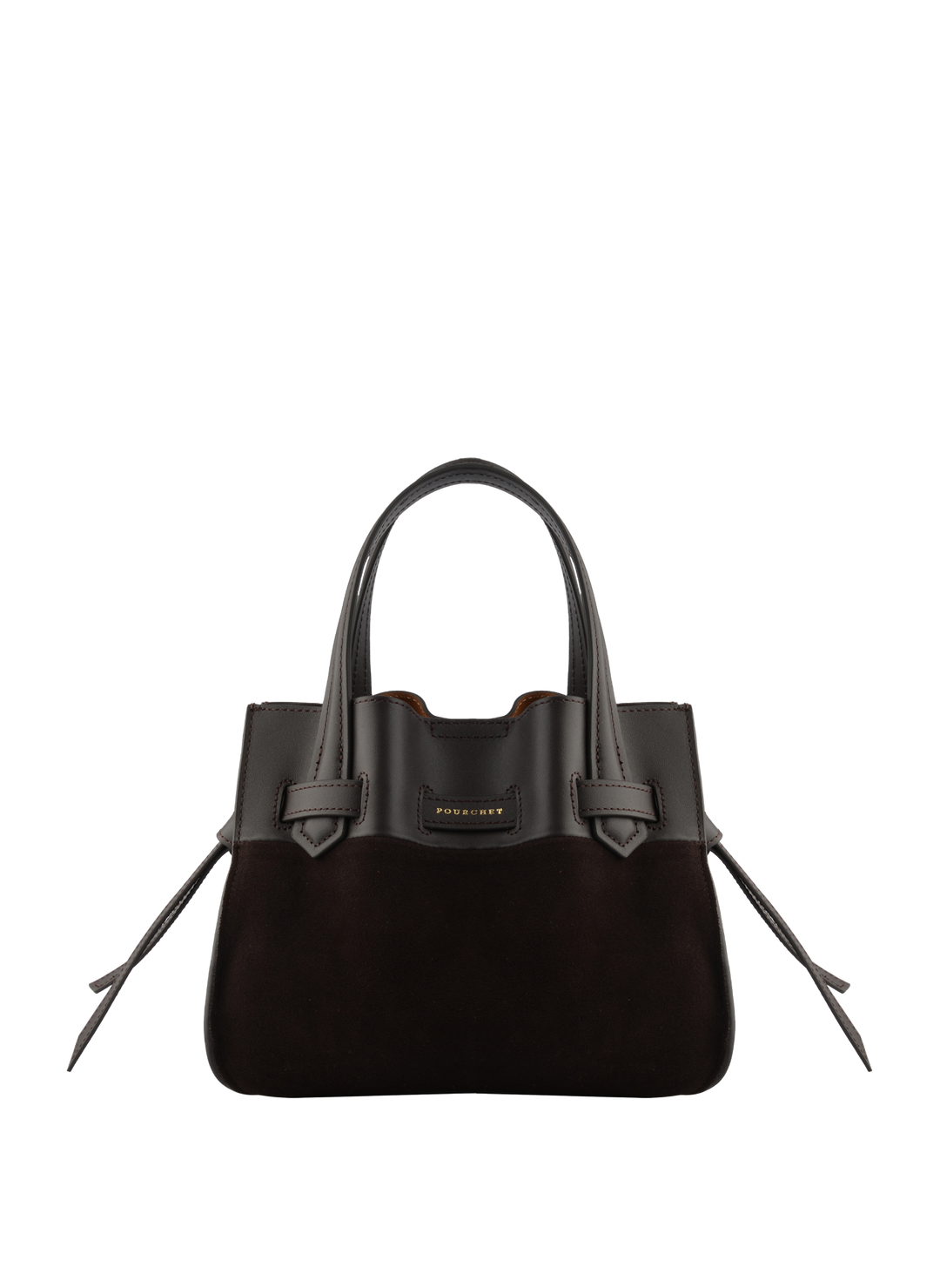 Blossom Suede Leather Medium Marron