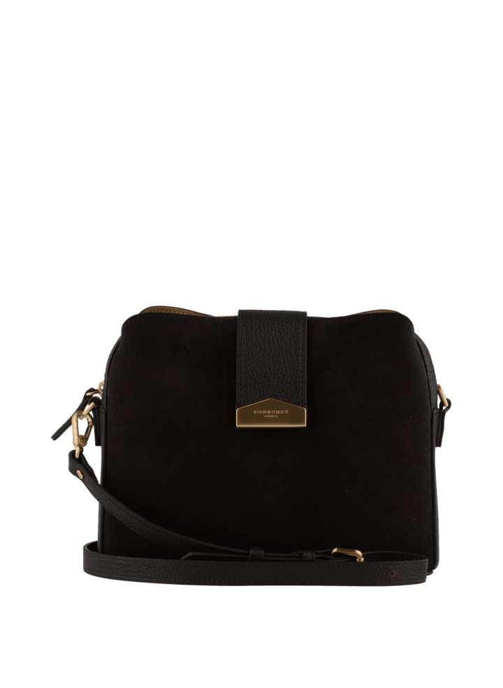 Cavalcade Suede Crossbody Medium Marron