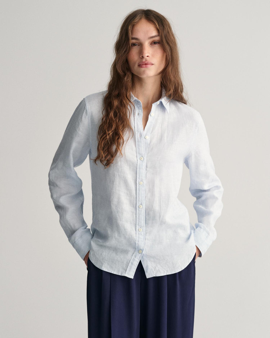 Linen Chambray Bluse