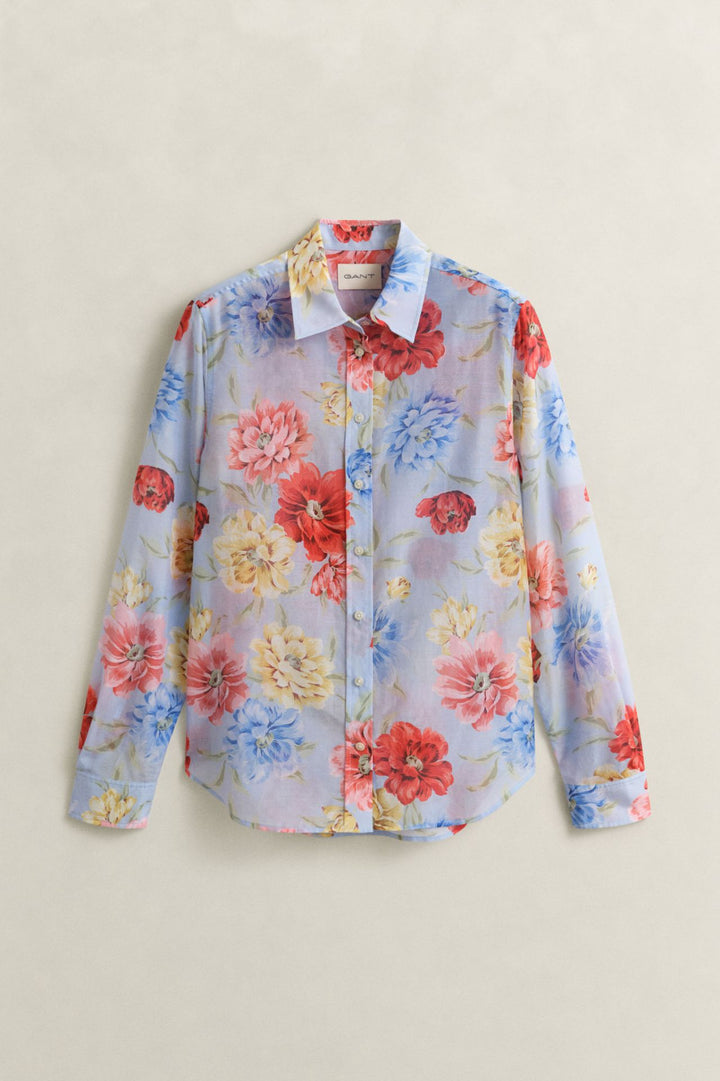 Floral Print Bluse